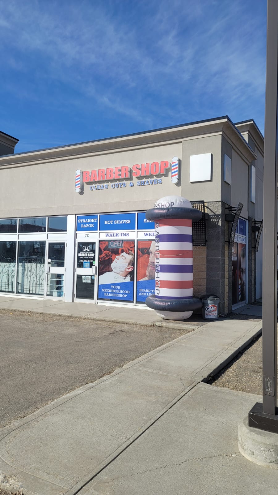 Storefront at The Ridge Barbershop